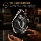 3D Crystal Hexagon Gift for Mom | Custom Mother's Day Keepsake - Laverina