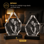 3D Crystal Hexagon Gift for Mom | Custom Mother's Day Keepsake - Laverina