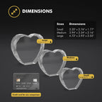 3D Laverina - Tabletop - Heart - Multi - Faceted - Laverina