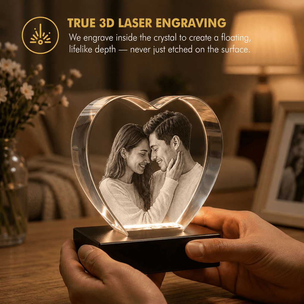 3D Laverina - Tabletop - Heart - Wedding - Laverina