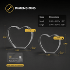 3D Laverina - Tabletop - Heart - Wedding - Laverina