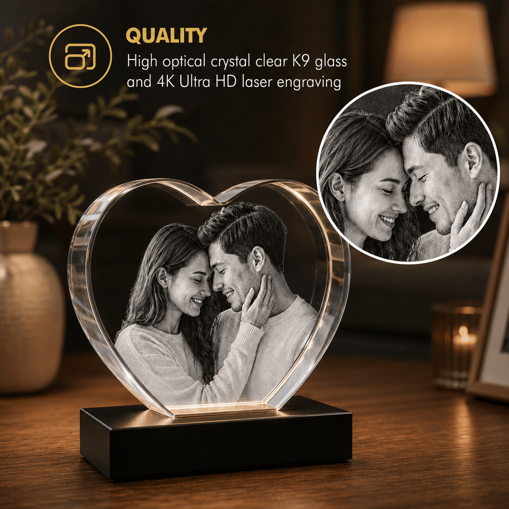 3D Laverina - Tabletop - Heart - Wedding - Laverina