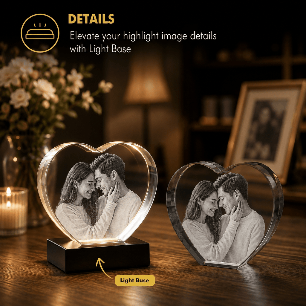 3D Laverina - Tabletop - Heart - Wedding - Laverina