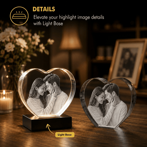 3D Laverina - Tabletop - Heart - Wedding - Laverina