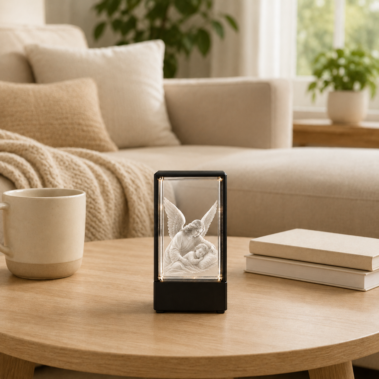Guardian Angel Crystal Keepsake