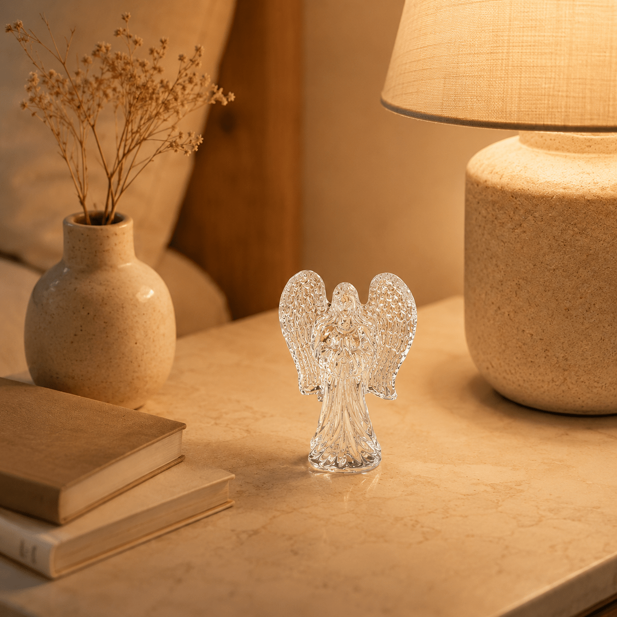 Crystal Angel Figurine - Laverina
