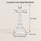 Crystal Cross Decor - Laverina