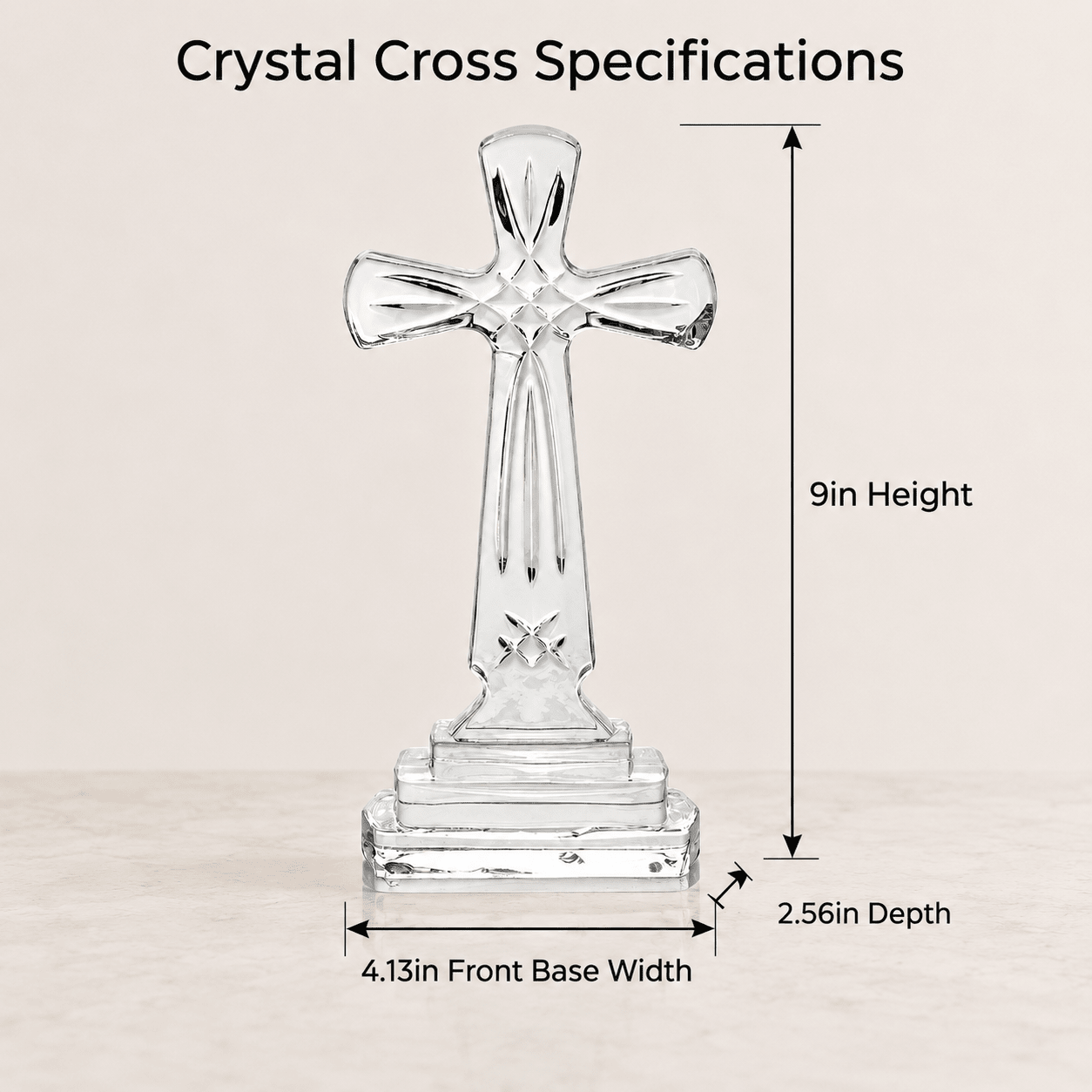 Crystal Cross Decor - Laverina