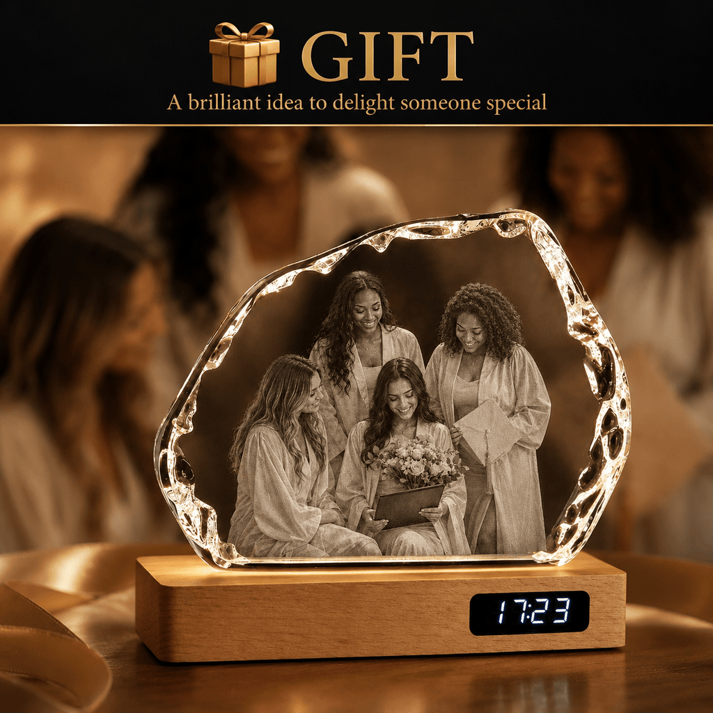 Custom 3D Crystal Iceberg Keepsake | Personalized Engraved Gift - Laverina