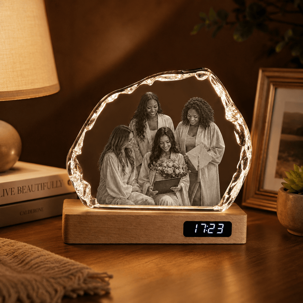 Custom 3D Crystal Iceberg Keepsake | Personalized Engraved Gift - Laverina
