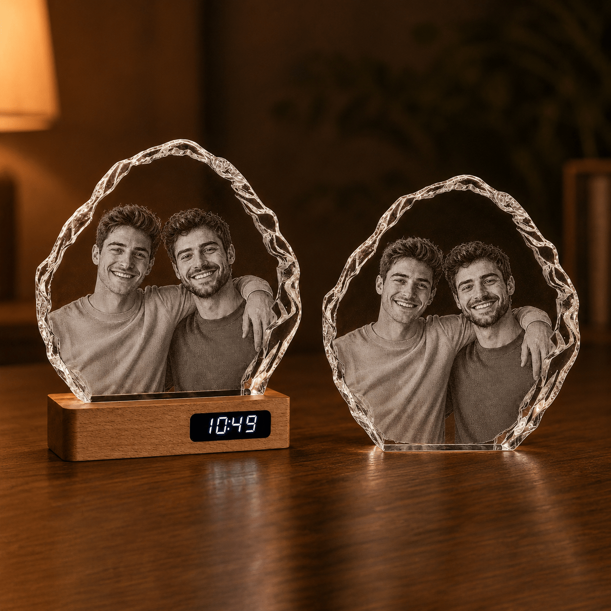 Custom 3D Crystal Iceberg Keepsake | Personalized Engraved Gift - Laverina