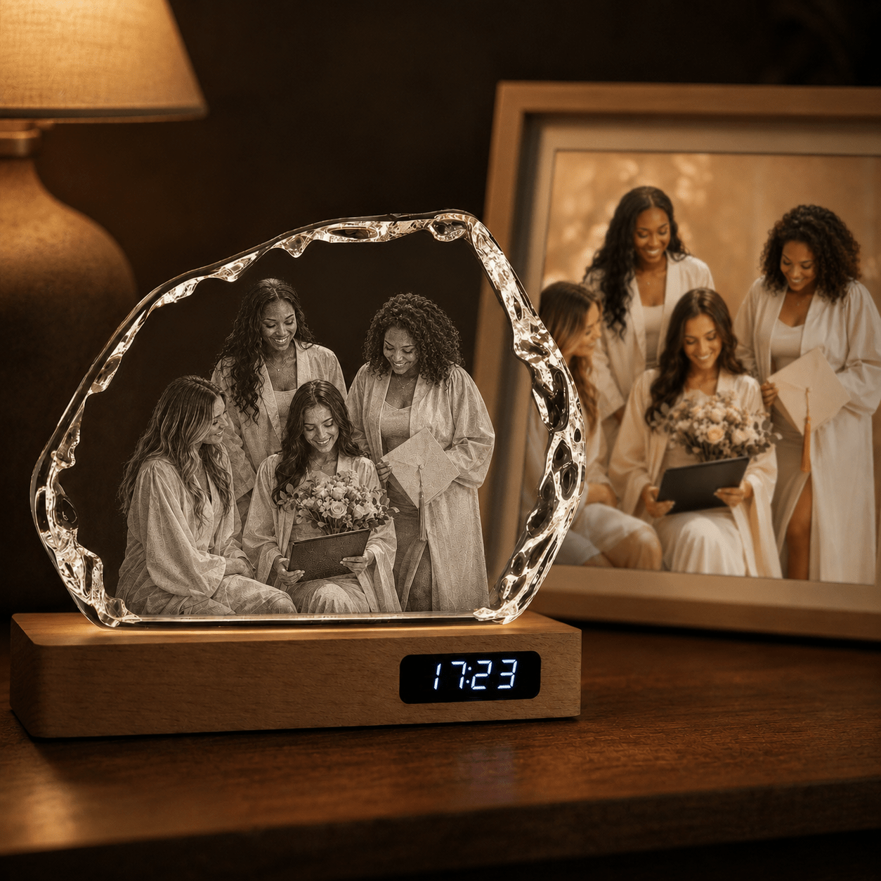 Custom 3D Crystal Iceberg Keepsake | Personalized Engraved Gift - Laverina