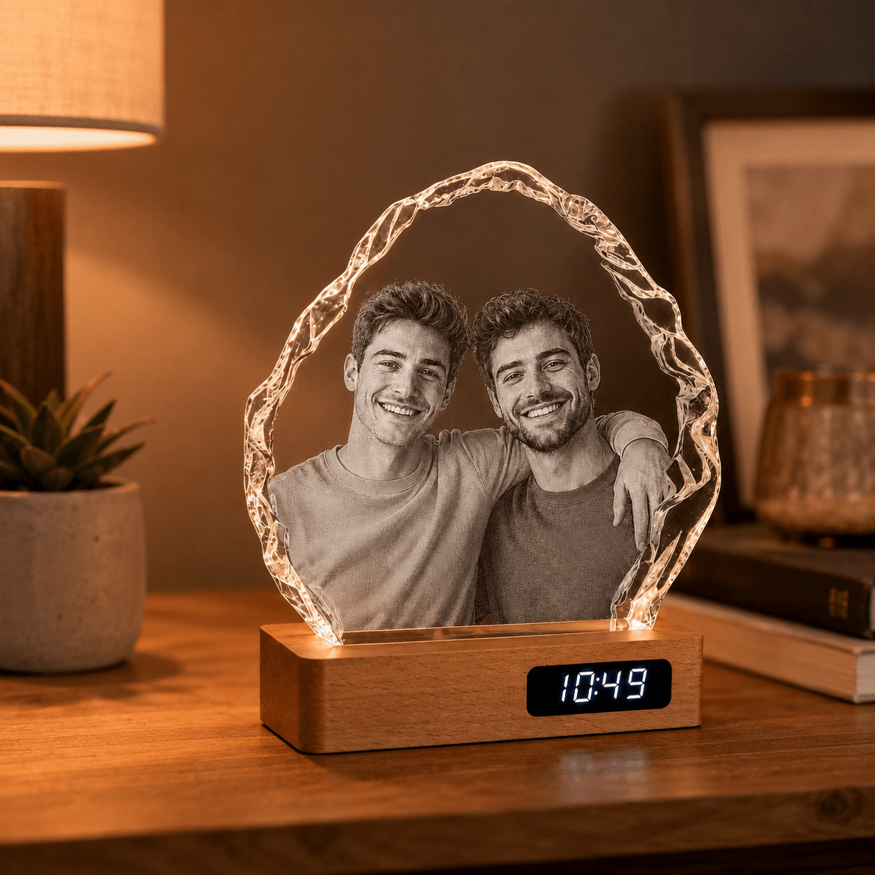 Custom 3D Crystal Iceberg Keepsake | Personalized Engraved Gift - Laverina