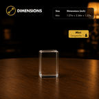 Custom 3D Crystal Rectangle Keepsake | Personalized Engraved Gift - Laverina