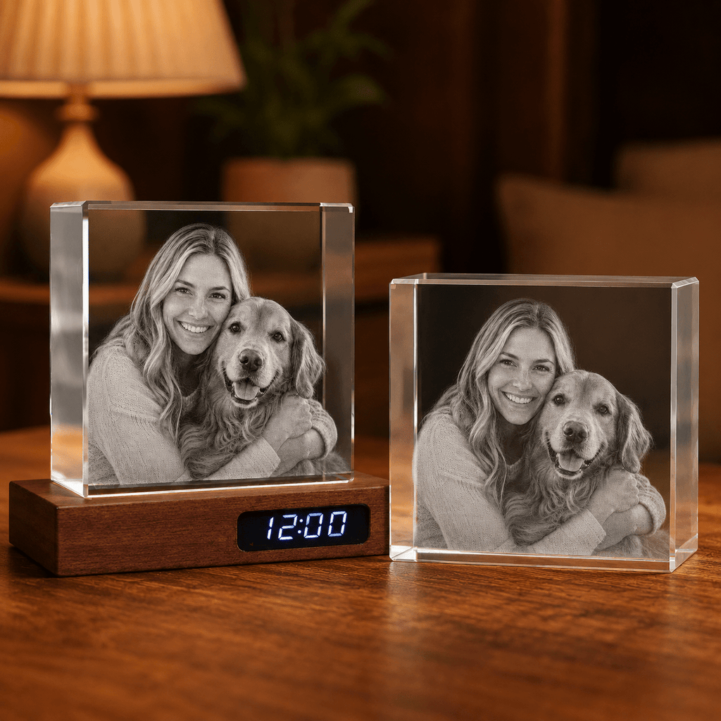 Custom 3D Crystal Square Keepsake - Laverina