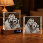 Custom 3D Crystal Square Keepsake - Laverina