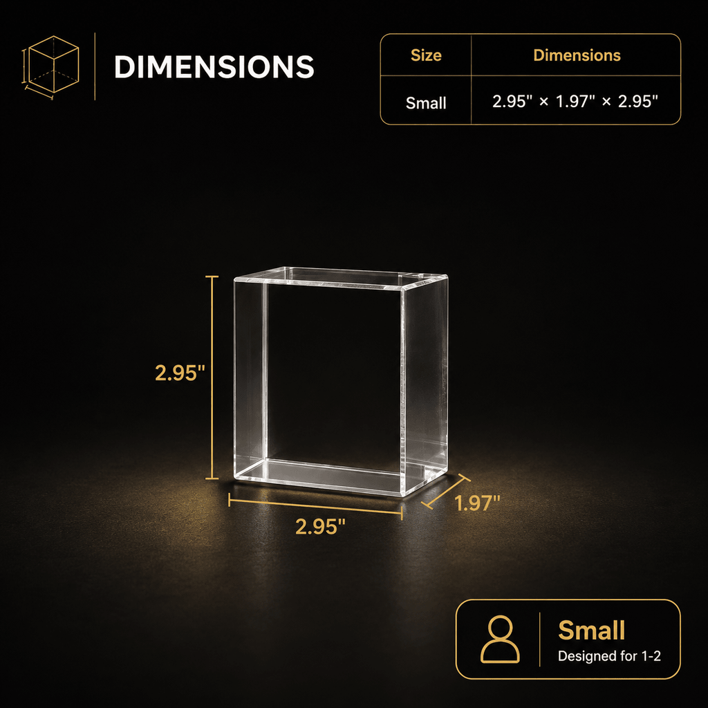 Custom 3D Crystal Square Keepsake - Laverina
