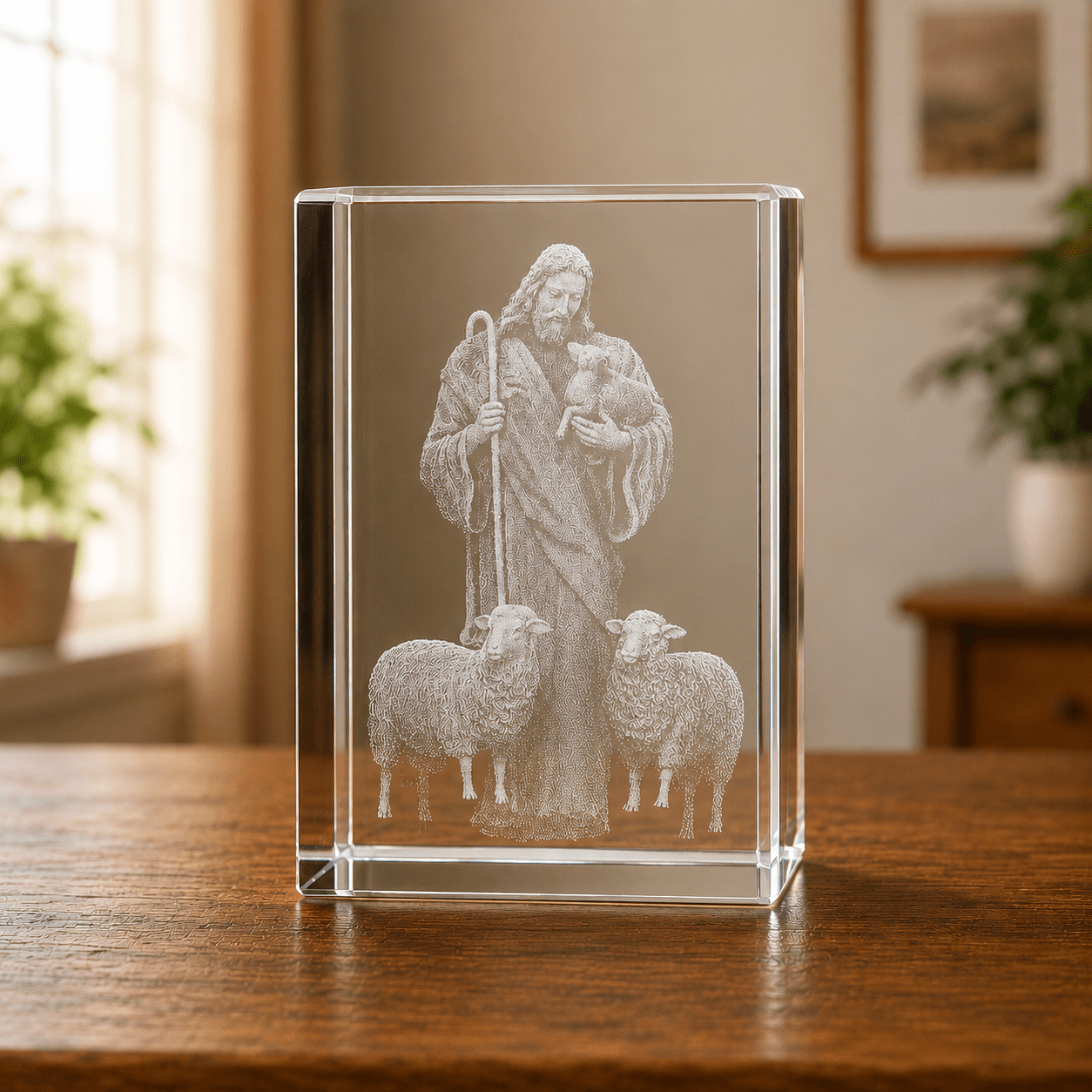 Good Shepherd Crystal Keepsake - Laverina