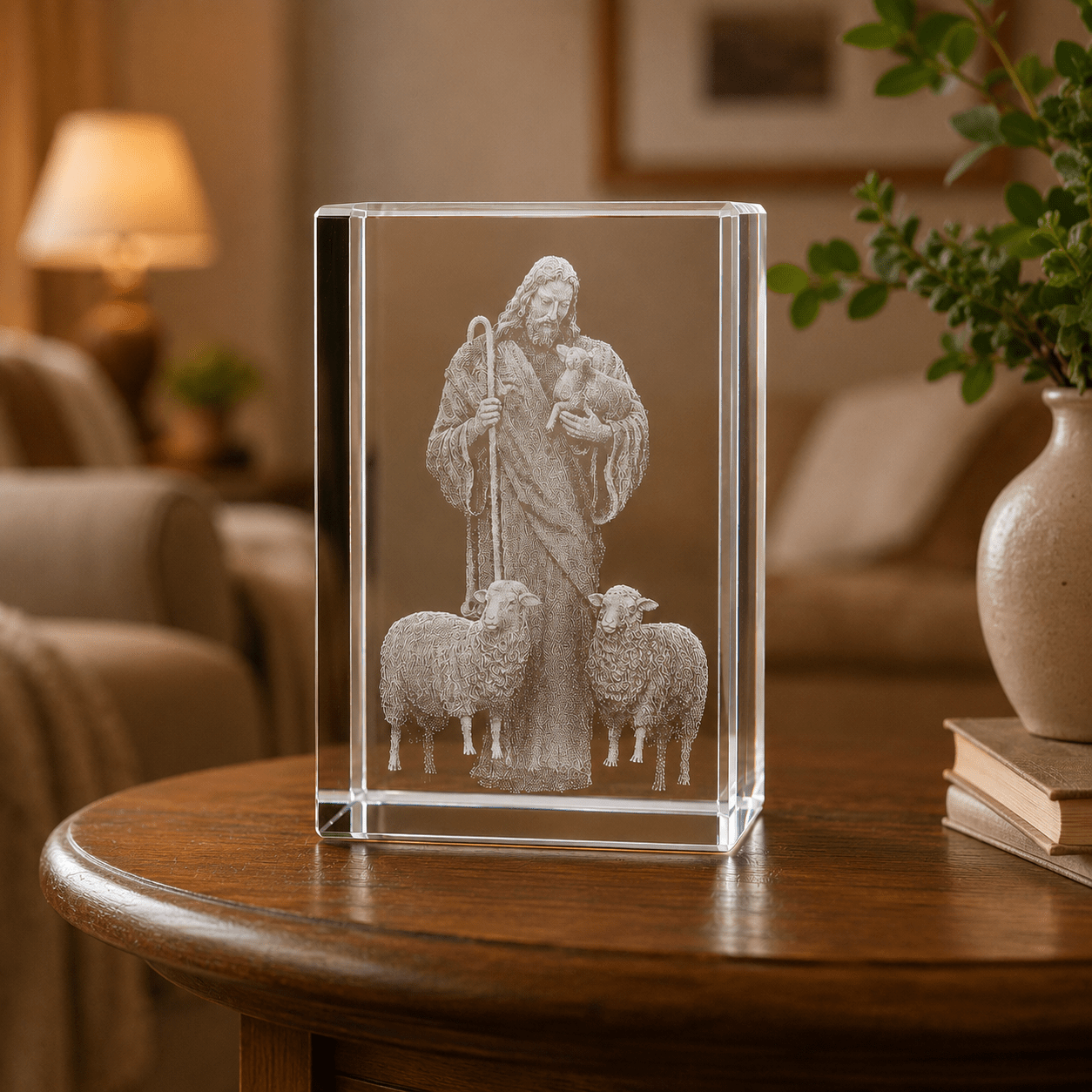 Good Shepherd Crystal Keepsake - Laverina