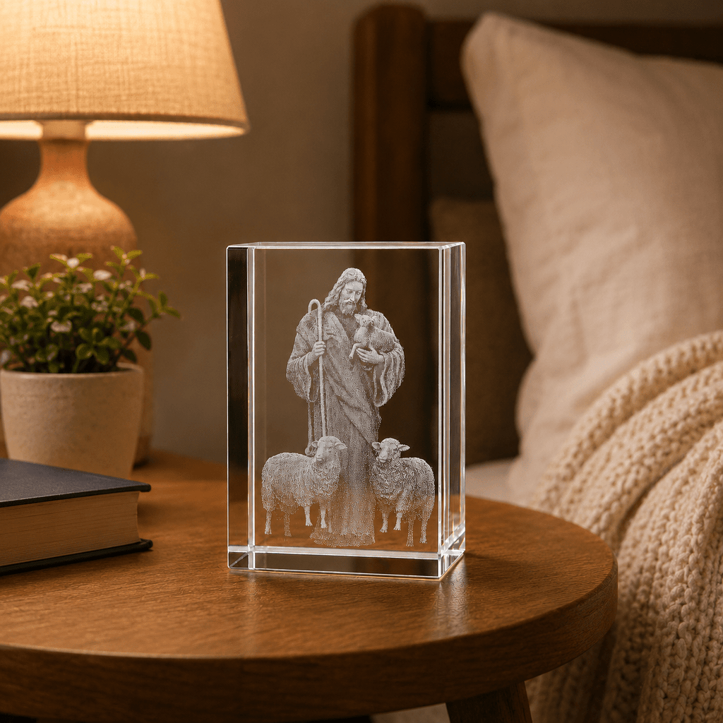 Good Shepherd Crystal Keepsake - Laverina