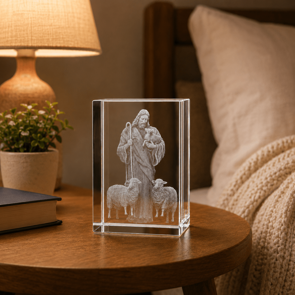 Good Shepherd Crystal Keepsake - Laverina