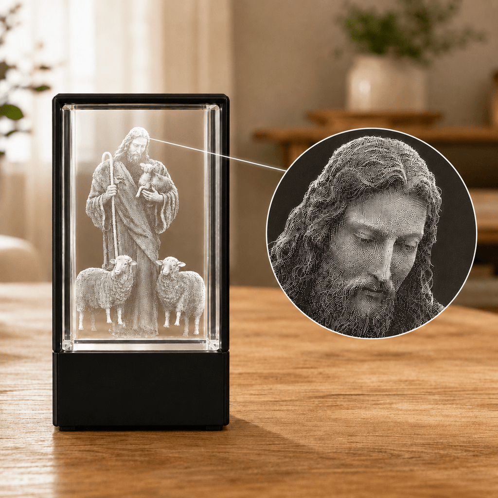 Good Shepherd Crystal Keepsake - Laverina