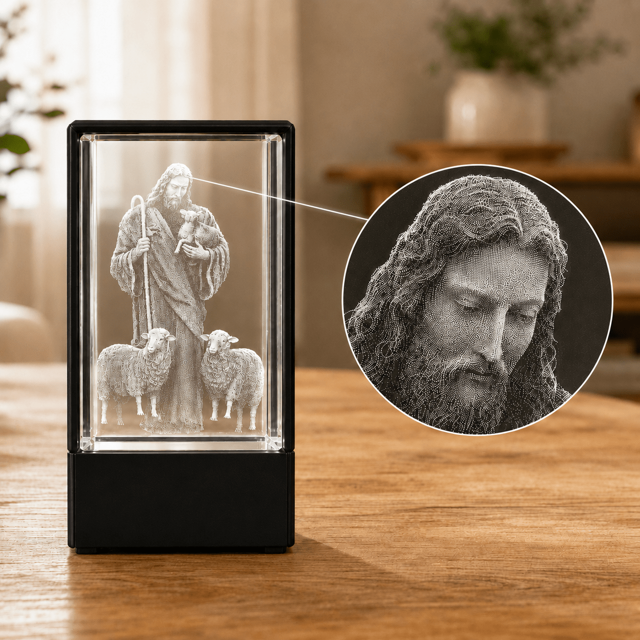 Good Shepherd Crystal Keepsake - Laverina