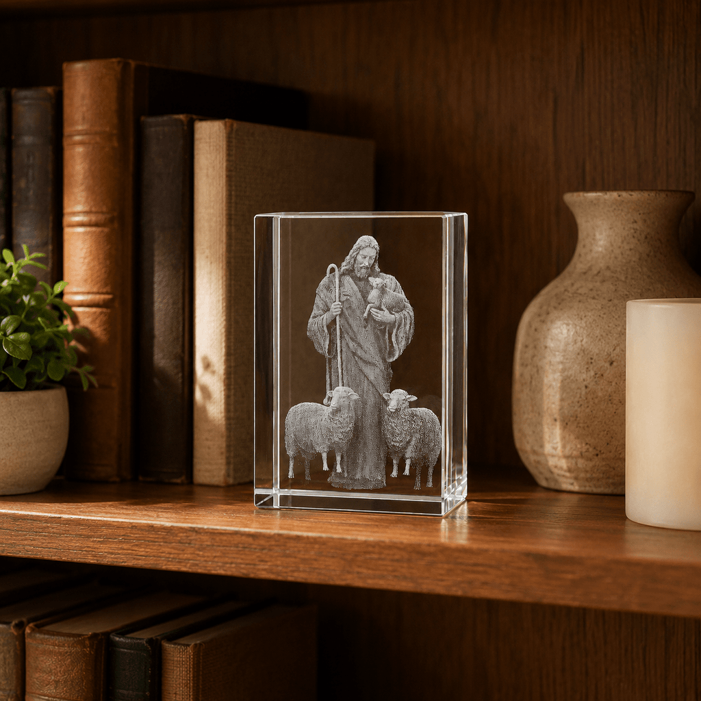 Good Shepherd Crystal Keepsake - Laverina