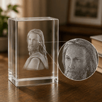 Jesus Portrait Crystal Keepsake - Laverina