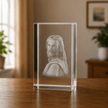 Jesus Portrait Crystal Keepsake - Laverina