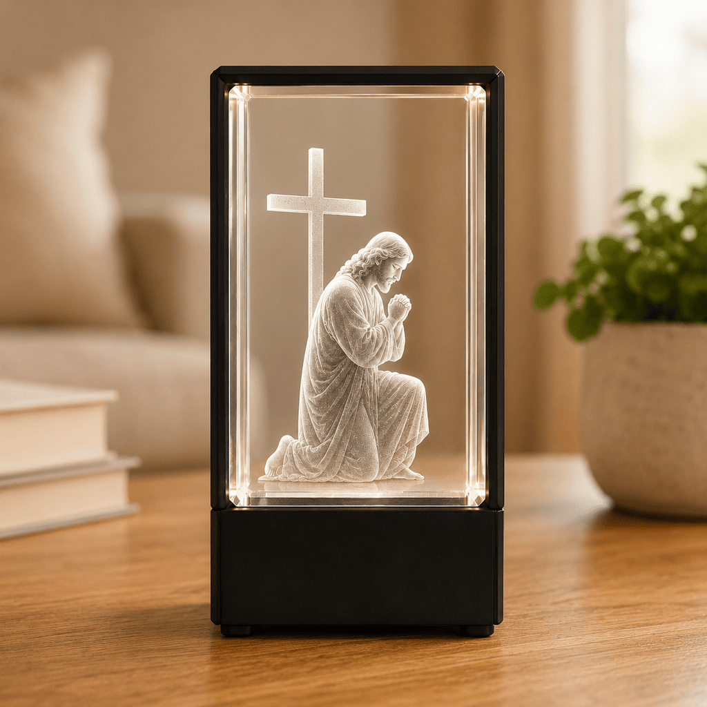 Praying Jesus Crystal Keepsake - Laverina