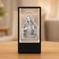 Sacred Heart Mary Crystal Keepsake - Laverina