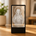 Sacred Heart of Jesus Crystal Keepsake - Laverina